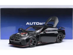 Nissan GT-R50 By ItalDesign Black and Matt Black 1/18 Model Car by Autoart