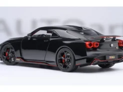 Nissan GT-R50 By ItalDesign Black and Matt Black 1/18 Model Car by Autoart