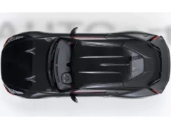 Nissan GT-R50 By ItalDesign Black and Matt Black 1/18 Model Car by Autoart