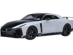 Nissan GT-R50 By ItalDesign Black and White Metallic 1/18 Model Car by Autoart