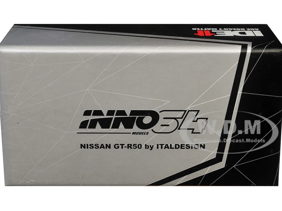 Nissan GT-R50 By ItalDesign Gray Metallic "Indonesia Diecast Expo 2024 Exclusive Edition" 1/64 Diecast Model Car by Inno Models