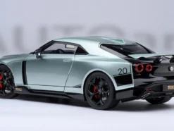 Nissan GT-R50 By ItalDesign Green Metallic and Black 1/18 Model Car by Autoart