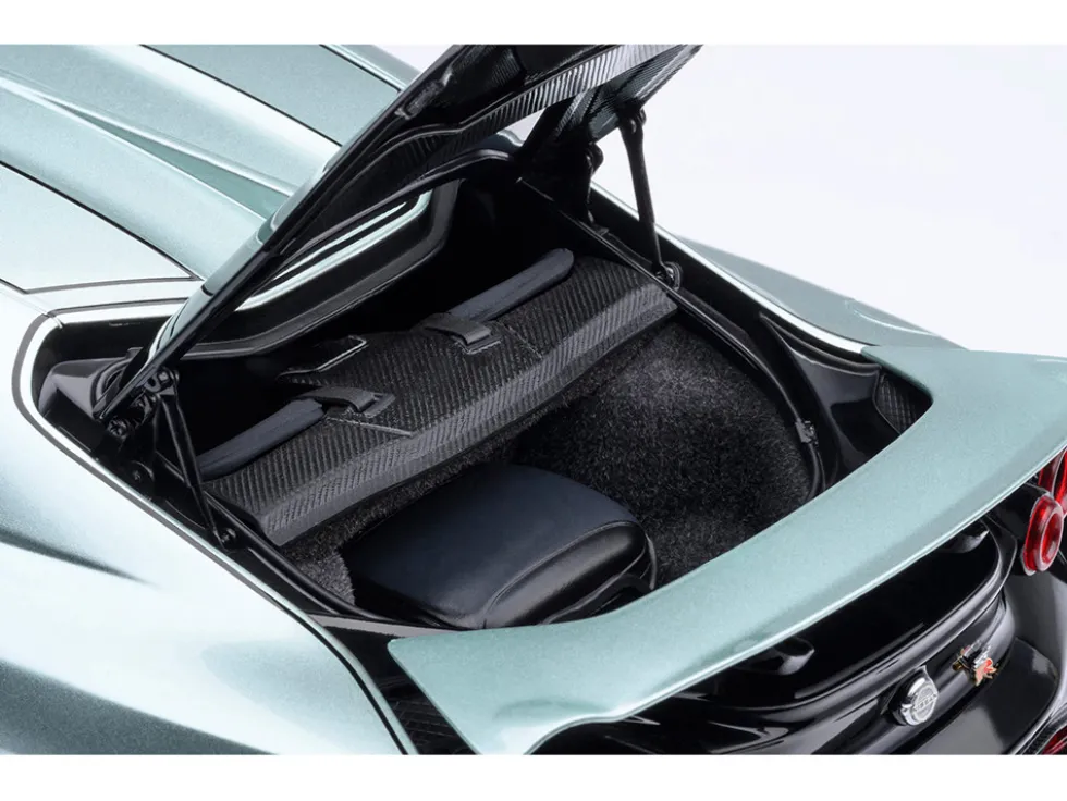 Nissan GT-R50 By ItalDesign Green Metallic and Black 1/18 Model Car by Autoart