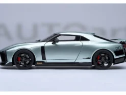 Nissan GT-R50 By ItalDesign Green Metallic and Black 1/18 Model Car by Autoart