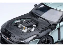 Nissan GT-R50 By ItalDesign Green Metallic and Black 1/18 Model Car by Autoart