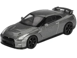 Nissan GT-R Nismo R35 CRS Version RHD (Right Hand Drive) Dark Metal Gray Metallic Limited Edition 1/64 Diecast Model Car by Mini GT