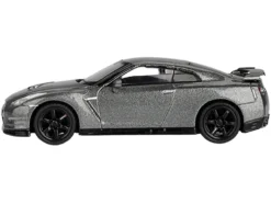 Nissan GT-R Nismo R35 CRS Version RHD (Right Hand Drive) Dark Metal Gray Metallic Limited Edition 1/64 Diecast Model Car by Mini GT