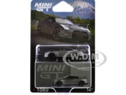 Nissan GT-R Nismo R35 CRS Version RHD (Right Hand Drive) Dark Metal Gray Metallic Limited Edition 1/64 Diecast Model Car by Mini GT