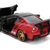 2009 Nissan GT-R (R35) Ben Sopra "Advan" Black and Red "JDM Tuners" Series 1/24 Diecast Model Car by Jada