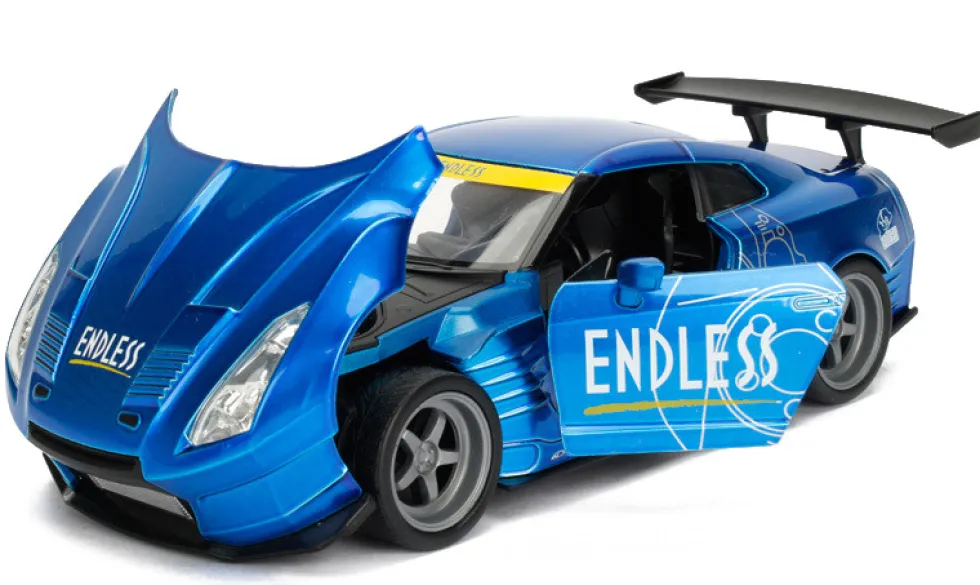 2009 Nissan GT-R R35 Ben Sopra Blue JDM Tuners 1/24 Diecast Model Car Jada 98647