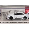 Nissan 35GT-RR "LB-Silhouette Works GT" RHD (Right Hand Drive) White with Extra Wheels 1/64 Diecast Model Car by CM Model