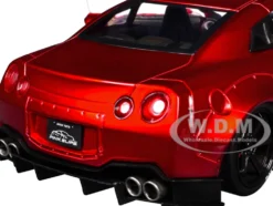 Nissan GT-R (R35) Liberty Walk Body Kit 2.0 RHD (Right Hand Drive) Red Metallic with Carbon Hood 