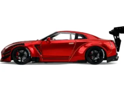 Nissan GT-R (R35) Liberty Walk Body Kit 2.0 RHD (Right Hand Drive) Red Metallic with Carbon Hood 