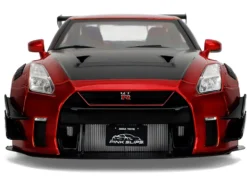 Nissan GT-R (R35) Liberty Walk Body Kit 2.0 RHD (Right Hand Drive) Red Metallic with Carbon Hood 