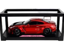 Nissan GT-R (R35) Liberty Walk Body Kit 2.0 RHD (Right Hand Drive) Red Metallic with Carbon Hood 