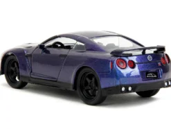 2009 Nissan GT R R35 Purple Metallic Pink Slips Series 1/32 Diecast Model Car Jada 34856