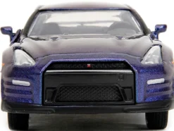 2009 Nissan GT R R35 Purple Metallic Pink Slips Series 1/32 Diecast Model Car Jada 34856