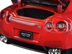 2009 Nissan GT-R R35 Red & Black 2 Cars Set 1/24 Diecast Car Model Jada 96811