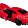 2017 Nissan GT-R R35 Red 1/24 Diecast Car Model BBurago 21082