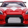 2009 Nissan GT-R R35 Red Red Ranger's Power Rangers 1/32 Diecast Model Car Jada 31827