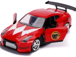 2009 Nissan GT-R R35 Red Red Ranger's Power Rangers 1/32 Diecast Model Car Jada 31827