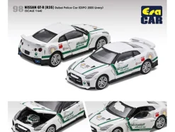 Nissan GT-R R35 White Dubai Police EXPO 2020 Livery Limited Edition to 720 pieces Worldwide 1/64 Diecast Model Car Era Car NS21GTR98