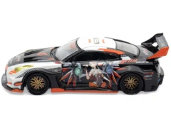Nissan GT-R (R35) Widebody RHD (Right Hand Drive) Black and White with Graphics