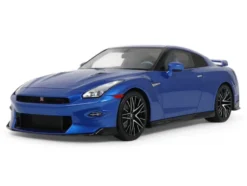 2024 Nissan GT-R Skyline Edition Bayside Blue Metallic 1/18 Model Car by GT Spirit