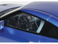 2024 Nissan GT-R Skyline Edition Bayside Blue Metallic 1/18 Model Car by GT Spirit
