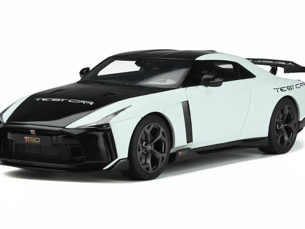 2021 Nissan GT-R50 Test Car Black White 1/18 Model Car GT Spirit GT853