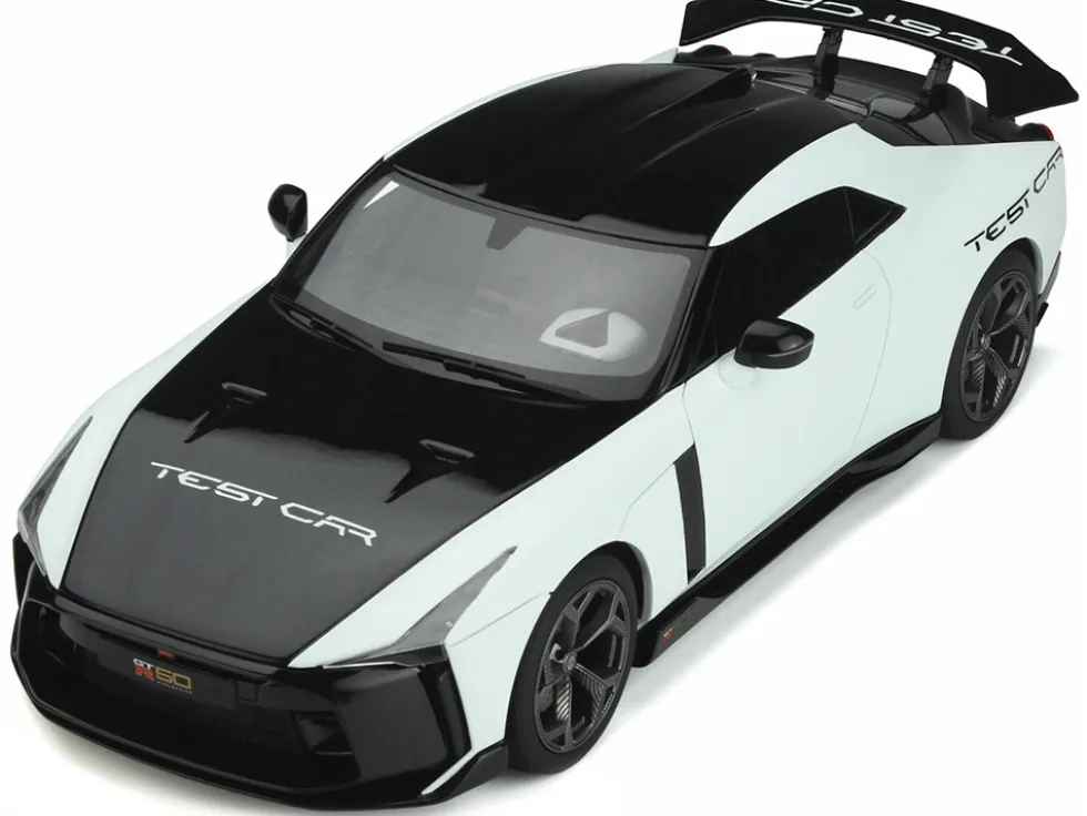 2021 Nissan GT-R50 Test Car Black White 1/18 Model Car GT Spirit GT853