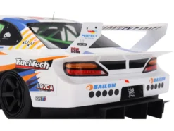 Nissan LB-Super Silhouette S15 SILVIA #555 Yukio Fausto "Formula Drift Japan" (2023) 1/18 Model Car by Top Speed