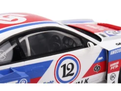 Nissan "LB-Super Silhouette" S15 SILVIA RHD (Right Hand Drive) #12 "GARASIDRIFT" White with Red and Blue Graphics 1/18 Model Car by Top Speed