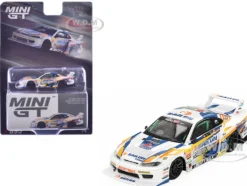 Nissan "LB-Super Silhouette" S15 SILVIA RHD (Right Hand Drive) #555 Yukio Fausto "Formula Drift Japan" (2023) Limited Edition 1/64 Diecast Model Car by Mini GT