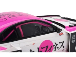 Nissan "LB-Super Silhouette" S15 SILVIA RHD (Right Hand Drive) #99 "Auto Finesse - SEMA 2023" White and Pink 1/18 Model Car by Top Speed