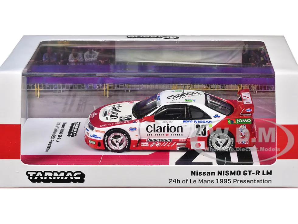 Nissan NISMO GT-R LM #23 Kazuyoshi Hoshino - Toshio Suzuki - Masahiko Kageyama "Presentation" "24 Hours of Le Mans" (1995) "Hobby64" Series 1/64 Diecast Model Car by Tarmac Works