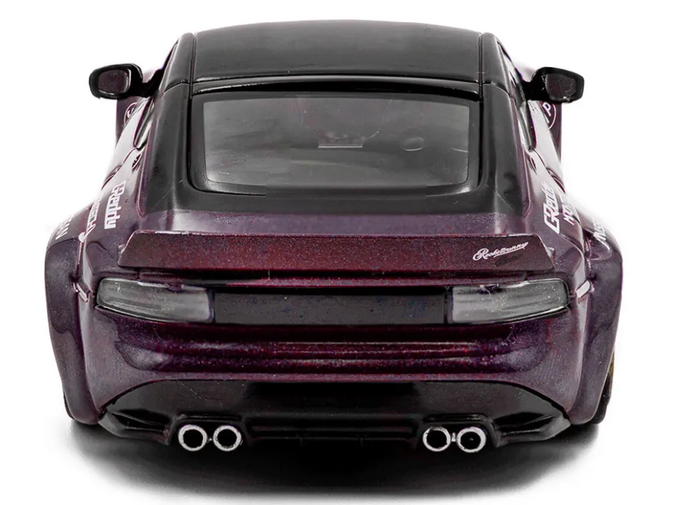 2022 Nissan Pandem Fairlady Z RHD (Right Hand Drive) Purple Metallic with Black Top 1/43 Diecast Model Car by Solido