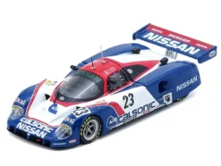 Nissan R89C #23 Masahiro Hasemi - Kazuyoshi Hoshino - Toshio Suzuki "24 Hours of Le Mans" (1989) 1/64 Diecast Model Car by Inno Models