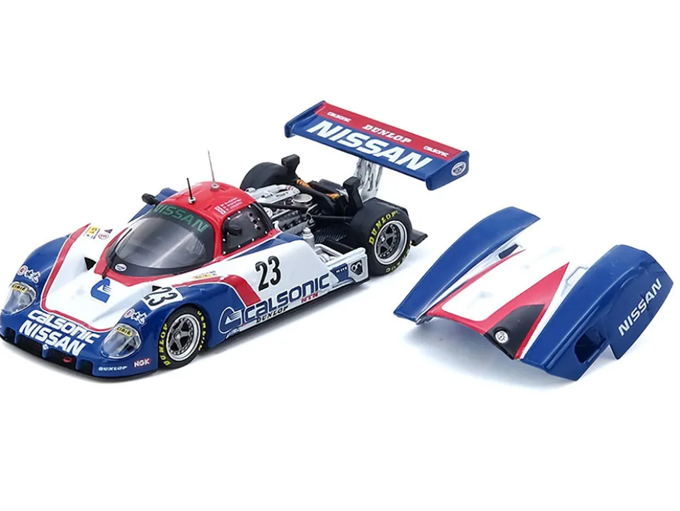 Nissan R89C #23 Masahiro Hasemi - Kazuyoshi Hoshino - Toshio Suzuki "24 Hours of Le Mans" (1989) 1/64 Diecast Model Car by Inno Models
