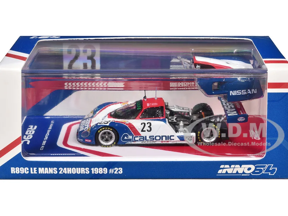 Nissan R89C #23 Masahiro Hasemi - Kazuyoshi Hoshino - Toshio Suzuki "24 Hours of Le Mans" (1989) 1/64 Diecast Model Car by Inno Models