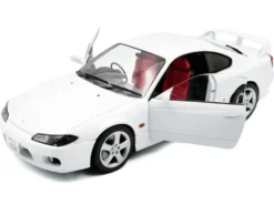 1999 Nissan Silvia (S15) Spec-R Aero RHD (Right Hand Drive) Aspen White 1/18 Diecast Model Car by Solido