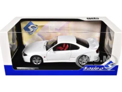 1999 Nissan Silvia (S15) Spec-R Aero RHD (Right Hand Drive) Aspen White 1/18 Diecast Model Car by Solido