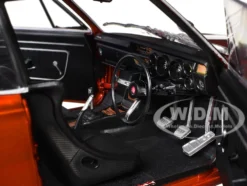1970 Nissan Skyline (C10) Hakosuka RHD (Right Hand Drive) Orange Metallic 1/18 Diecast Model Car by Solido