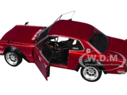 1970 Nissan Skyline (C10) Hakosuka RHD (Right Hand Drive) Red Metallic 1/18 Diecast Model Car by Solido