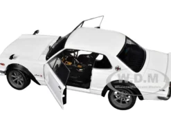 1970 Nissan Skyline (C10) Hakosuka RHD (Right Hand Drive) White 1/18 Diecast Model Car by Solido