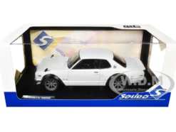 1970 Nissan Skyline (C10) Hakosuka RHD (Right Hand Drive) White 1/18 Diecast Model Car by Solido