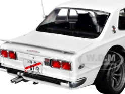 1970 Nissan Skyline (C10) Hakosuka RHD (Right Hand Drive) White 1/18 Diecast Model Car by Solido