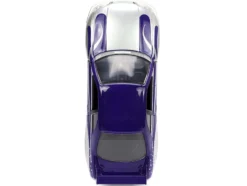 1995 Nissan Skyline GT R BCNR33 Purple and Silver Metallic Fast & Furious Series 1/32 Diecast Model Car Jada