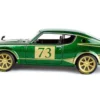 1973 Nissan Skyline 2000GT-R KPGC110 #73 Green Metallic Gold Stripes Tokyo Mod Series 1/24 Diecast Model Car Maisto 32539