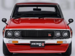 Nissan Skyline 2000GT-R (KPGC110) Tuned Version RHD (Right Hand Drive) Red 1/18 Model Car by Autoart